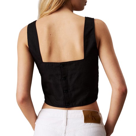 CALVIN KLEIN JEANS J20J225347 - Ck Black - TOPS AND TANK TOPS - Image 2