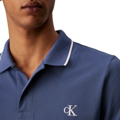 CALVIN KLEIN JEANS J30J315603 - Vintage Indigo - KOSZULKI POLO - Image 3
