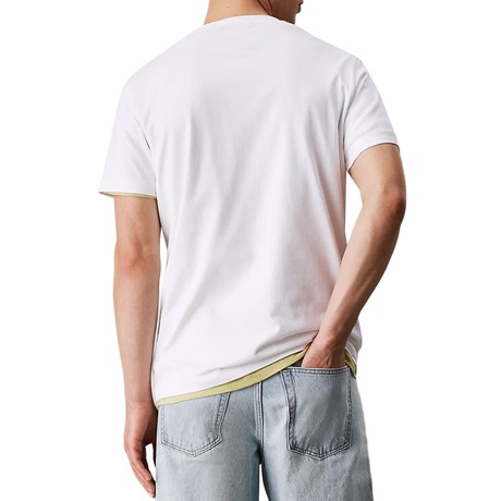 CALVIN KLEIN JEANS J30J325649 - WHITE - T SHIRT - Image 3