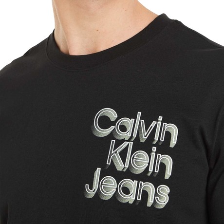 CALVIN KLEIN JEANS J30J325680 - Ck Black - T SHIRT - Image 3