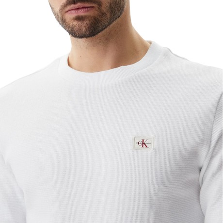 CALVIN KLEIN JEANS J30J327117 - WHITE - T SHIRT - Image 3