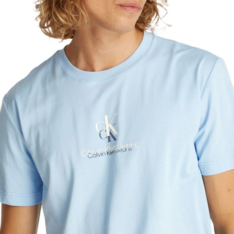 CALVIN KLEIN JEANS J30J327469 - BLUE - MARŠKINĖLIAI - Image 3