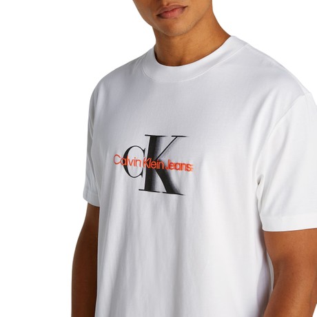 CALVIN KLEIN JEANS J30J327471 - WHITE - T SHIRT - Image 2