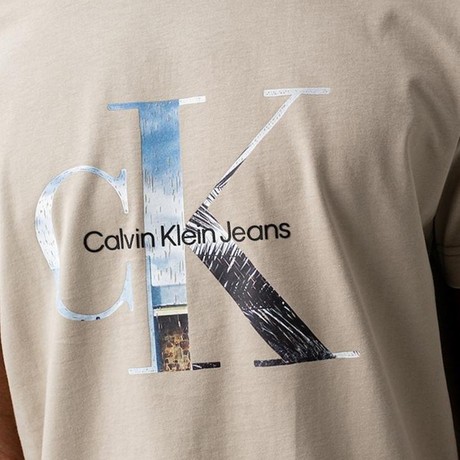 CALVIN KLEIN JEANS J30J327483 - ALUMINUM - MARŠKINĖLIAI - Image 3