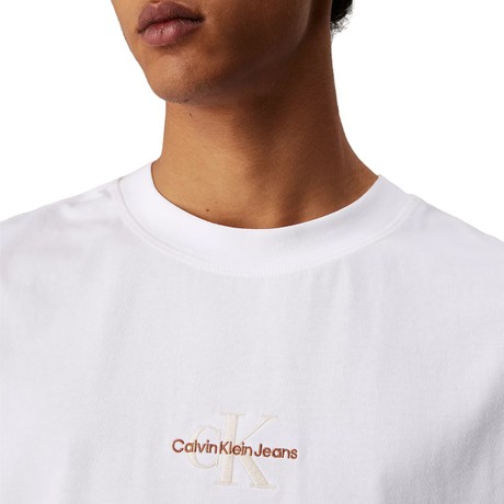 CALVIN KLEIN JEANS J30J327493 - Bright White - T SHIRT - Image 3