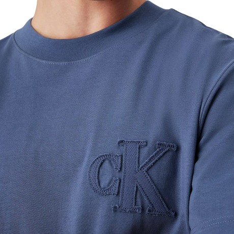 CALVIN KLEIN JEANS J30J327494 - BLUE - T SHIRT - Image 3