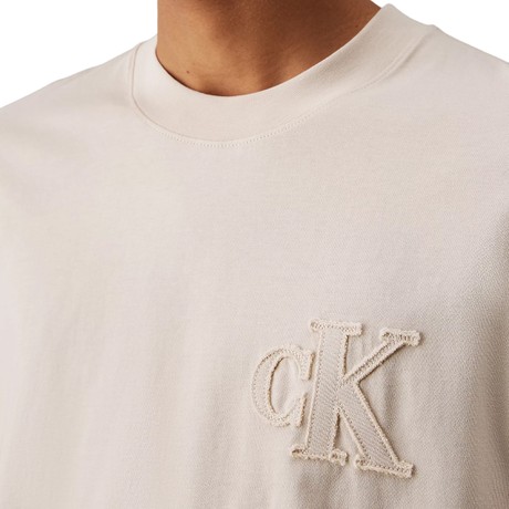CALVIN KLEIN JEANS J30J327494 - Oatmeal - CAMISETA - Image 3