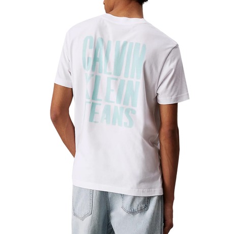CALVIN KLEIN JEANS J30J327523 - WHITE - T SHIRT - Image 3