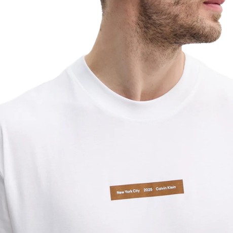 CALVIN KLEIN JEANS J30J327524 - WHITE - TRIČKO - Image 3