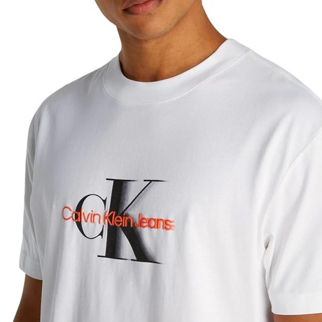 CALVIN KLEIN JEANS J30J327734 - WHITE - MARŠKINĖLIAI - Image 3