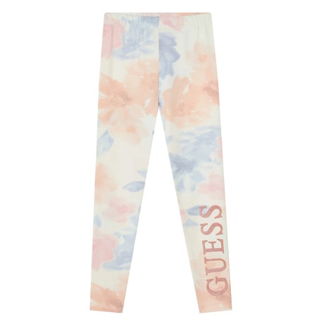 GUESS J5RB06 - AOP FLOWER WATERCOLO           - TROUSERS