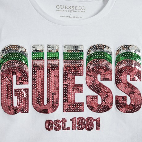 GUESS J5RI10 - Pure White                     - T SHIRT - Image 3