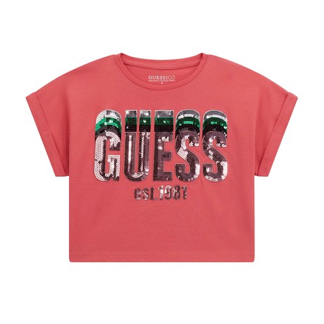 GUESS J5RI10 - JUICY PINK                     - T SHIRT