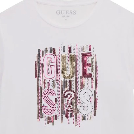 GUESS J5RI19 - Pure White - T SHIRT - Image 3