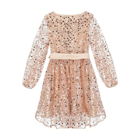 GUESS J5RK11 - LIGHT BEIGE SEQUINS            - DRESSES - Image 2