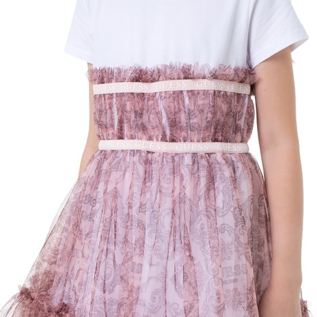 GUESS J5RK36 - BAROQUE FLORALS PINK           - VESTIDOS - Image 3