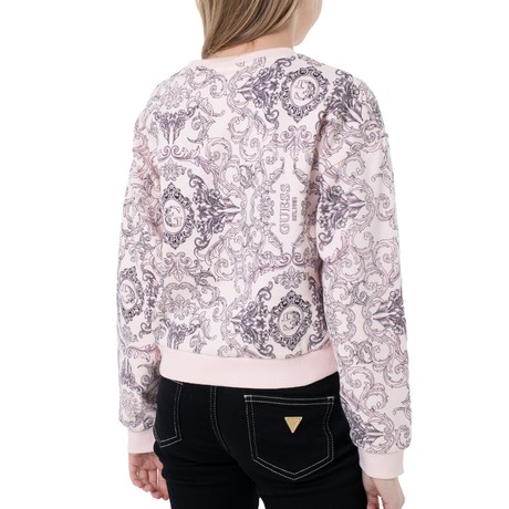 GUESS J5RQ06 - BAROQUE FLORALS PINK           - SWEATSHIRTS - Image 2