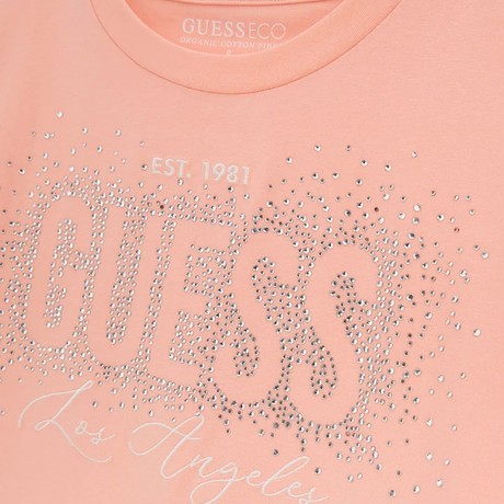 T-shirt Guess peach sunrise &mdash; foto 2