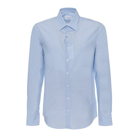 CALVIN KLEIN K10K105846 - LIGHT BLUE - CAMICIE