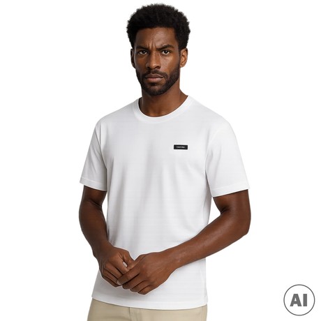 CALVIN KLEIN K10K112749 - WHITE - T SHIRT