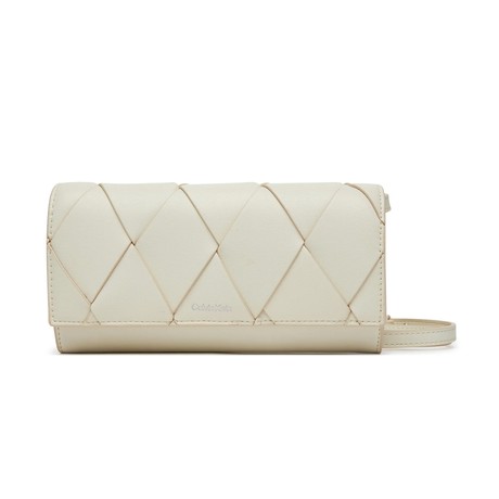 CALVIN KLEIN K60K612970 - CHALK (PANNA) - DROBNE ARTYKUŁY SKÓRZANE