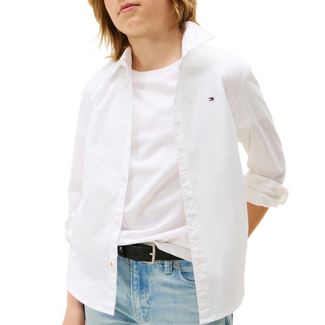 TOMMY HILFIGER KB0KB06965J - White - SHIRTS