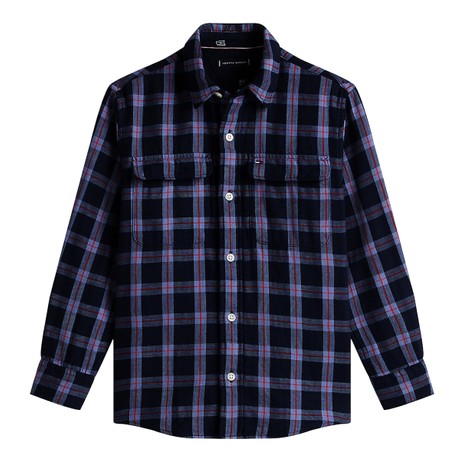 TOMMY HILFIGER KB0KB09586T - Dark Night Navy Allover - KOŠILE - Image 3