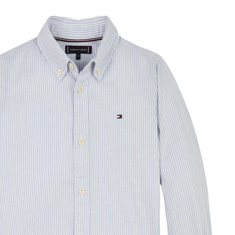 TOMMY HILFIGER KB0KB09605J - Cloudy Blue Stripe - SHIRTS - Image 3