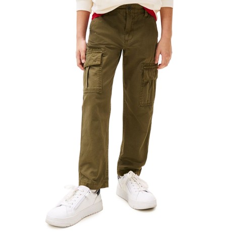 TOMMY HILFIGER KB0KB09693T - Battle Green - PANTALONI