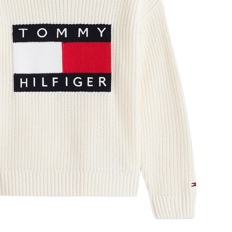 TOMMY HILFIGER KB0KB10071J - Ivory Silk - JERSEYS - Image 2