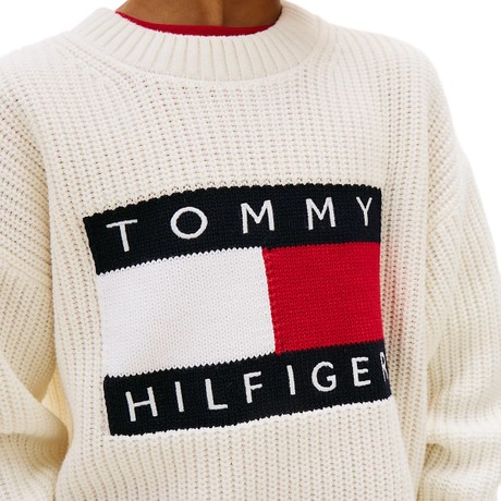 TOMMY HILFIGER KB0KB10071T - Ivory Silk - JERSEYS - Image 3