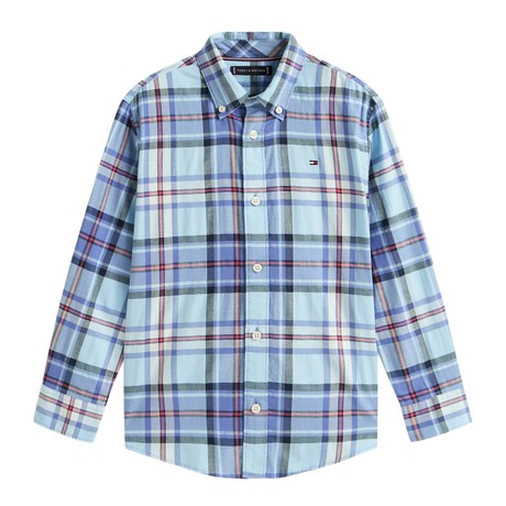 Camicie Tommy Hilfiger light powdery blue multi check &mdash; foto 3