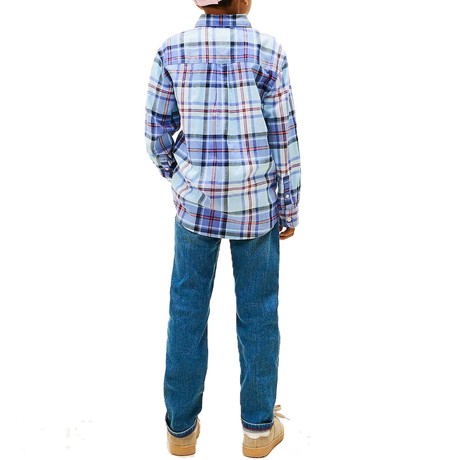 TOMMY HILFIGER KB0KB10106T - Light Powdery Blue Multi Check - SHIRTS - Image 3