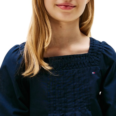 Marškinėliai Tommy Hilfiger dark night navy &mdash; fot 2