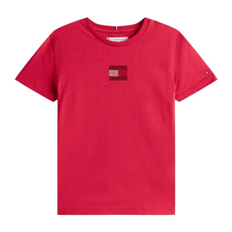 Tričko Tommy Hilfiger ruby rhubarb &mdash; fot 3