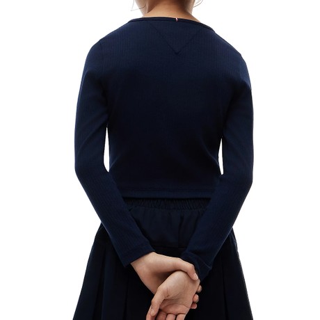 TOMMY HILFIGER KG0KG09065J - Dark Night Navy - T SHIRT - Image 2