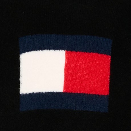 TOMMY HILFIGER KG0KG09335T - Black Htr - TOPWEAR - Image 3