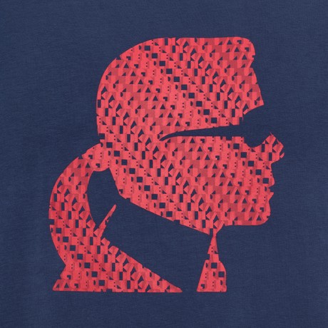 KARL LAGERFELD KL20MTS01 - BLUE ROSSO - T SHIRT - Image 2