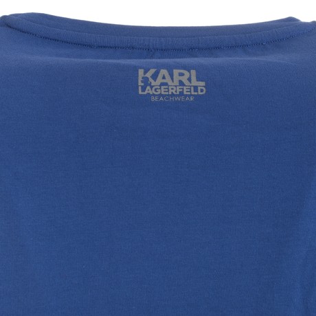 KARL LAGERFELD KL21MTS03 - BLUE - T SHIRT - Image 3