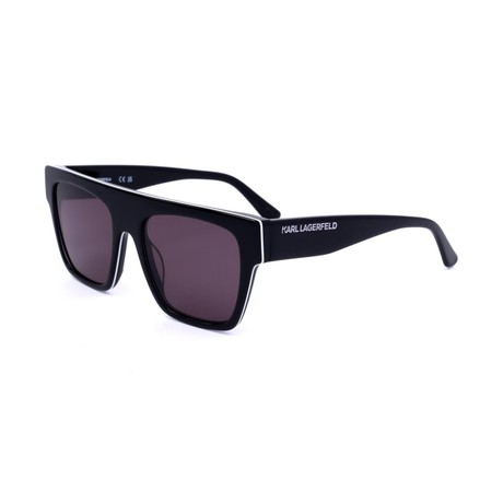 KARL LAGERFELD KL6035S - BLACK WHITE BLACK - СОЛНЦЕЗАЩИТНЫЕ ОЧКИ - Image 2