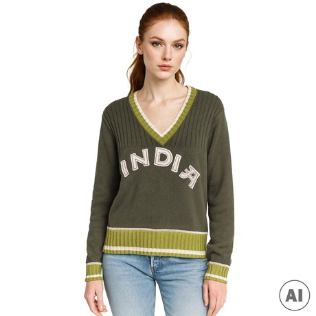 Maglie Franklin Marshall verde &mdash; foto 1