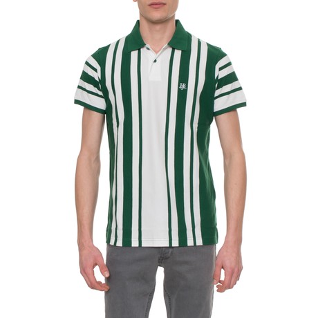 HARMONT & BLAINE JEANS L0BJ110 - VERDE/BIANCO - POLO