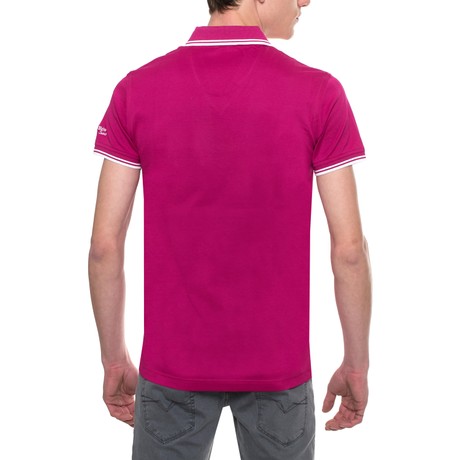 HARMONT & BLAINE JEANS L0BJ170 - FUCSIA BIANCO - POLO - Image 2