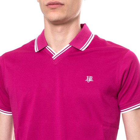 HARMONT & BLAINE JEANS L0BJ170 - FUCSIA BIANCO - POLO - Image 3
