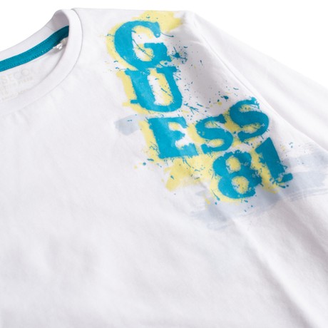 Tricou Guess pure white &mdash; poze 2