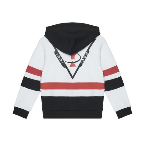 GUESS L5RQ02 - BLACK WHITE COMBO              - SWEATSHIRTS - Image 2