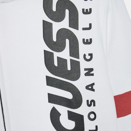 GUESS L5RQ02 - BLACK WHITE COMBO              - SWEATSHIRTS - Image 3