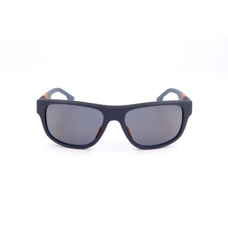 LACOSTE L6042S - MATTE BLUE/BLUE FLASH ORANGE - СОЛНЦЕЗАЩИТНЫЕ ОЧКИ