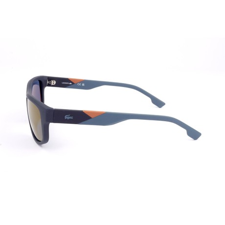LACOSTE L6042S - MATTE BLUE/BLUE FLASH ORANGE - СОЛНЦЕЗАЩИТНЫЕ ОЧКИ - Image 3