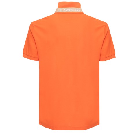 LA MARTINA LMH125MTS009OR - Orange Peel - POLO SHIRTS - Image 3